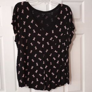 Torrid 3 Breast Cancer Awareness Pocket Tee
